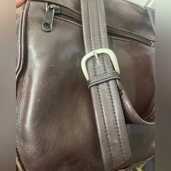 Vintage Tignanello Chocolate Brown Leather Bag - Picture 13 of 15